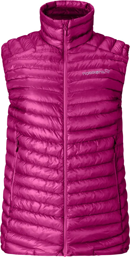 Norrøna Women's Trollveggen Superlight Down Vest Festival Fuchsia, L