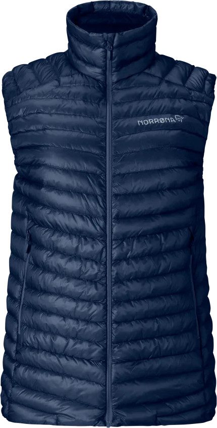 Norrøna Women’s Trollveggen Superlight Down Vest Indigo Night Blue