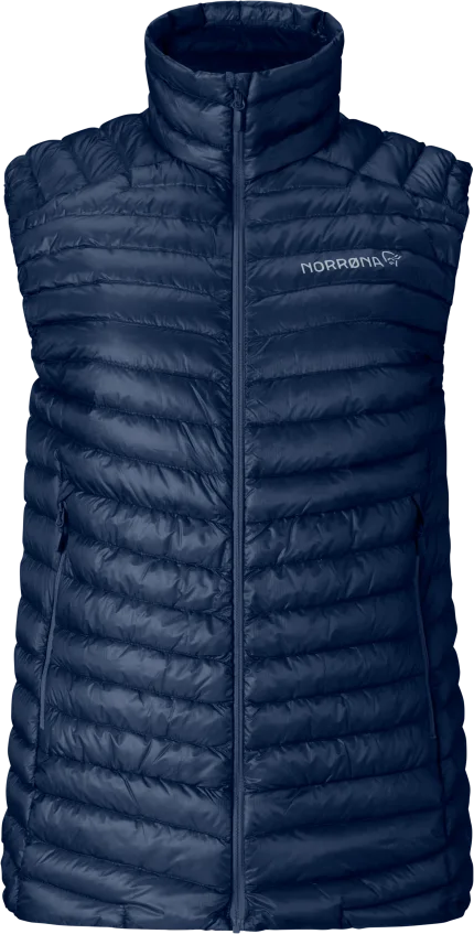 Norrøna Women’s Trollveggen Superlight Down Vest Indigo Night Blue