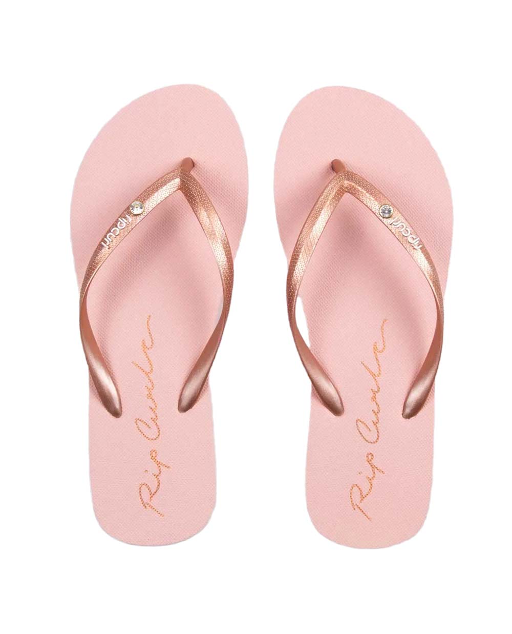 Rip Curl Script Wave Bloom Open Toe Rose Gold