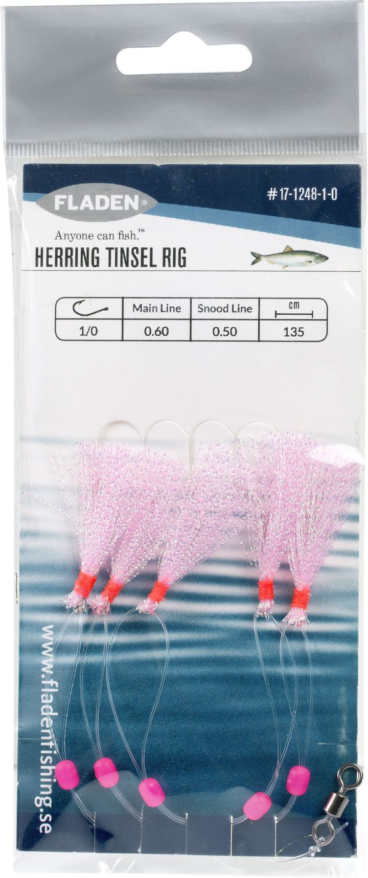 Fladen Fladen Herring Tinsel Rig Pink #1/0 Fladen