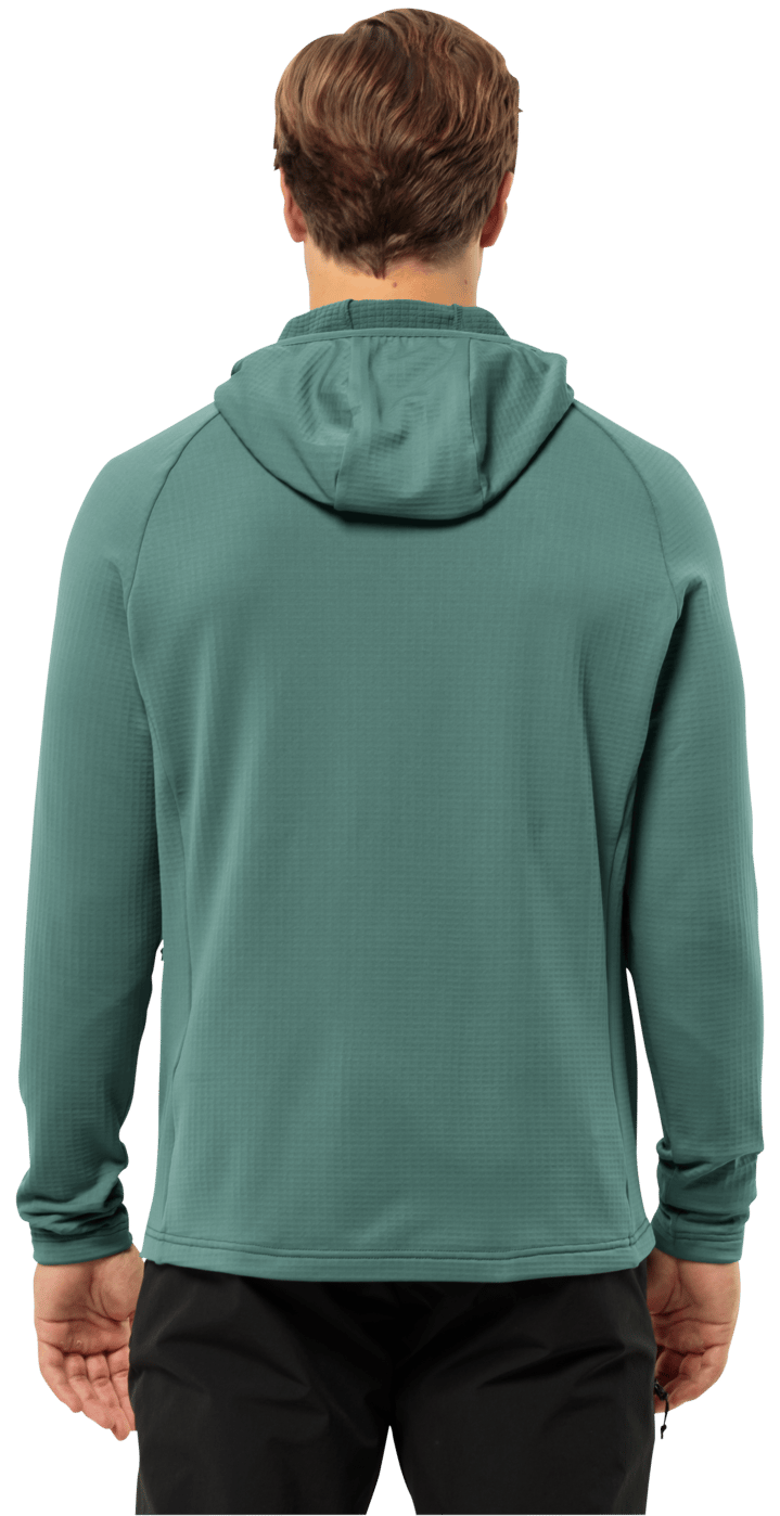 Jack Wolfskin Men's Kolbenberg Hooded Full Zip Jade Green Jack Wolfskin