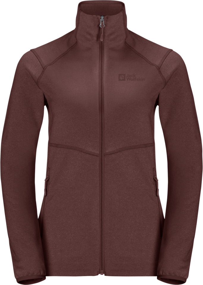 Jack Wolfskin Women’s Fortberg Full Zip Dark Maroon