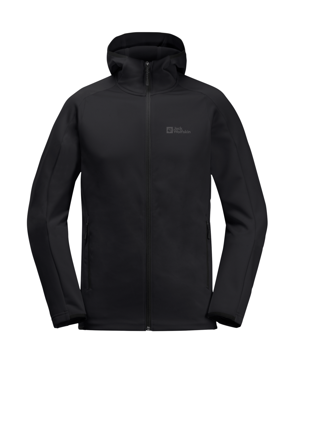 Jack Wolfskin Men's Alpgrat Hooded Full Zip Black