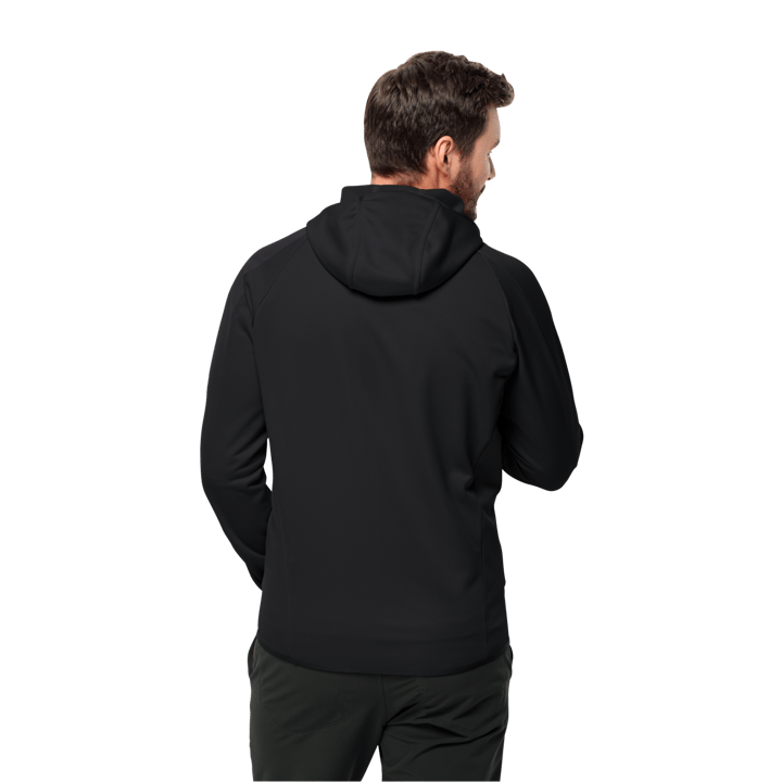 Jack Wolfskin Men's Alpgrat Hooded Full Zip Black Jack Wolfskin