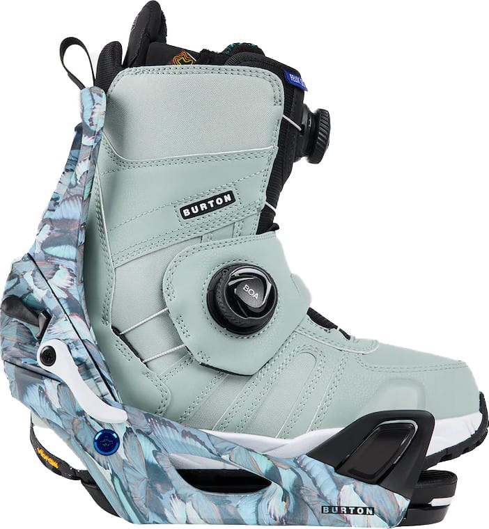 Burton Women's Step On® Snowboard Binding Blue Butterflies Burton