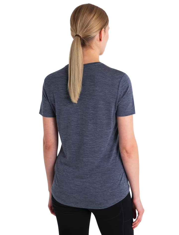 Icebreaker Women's Merino 125 Cool-Lite™ Sphere III Short Sleeve Tee Midnight Navy Heather Icebreaker