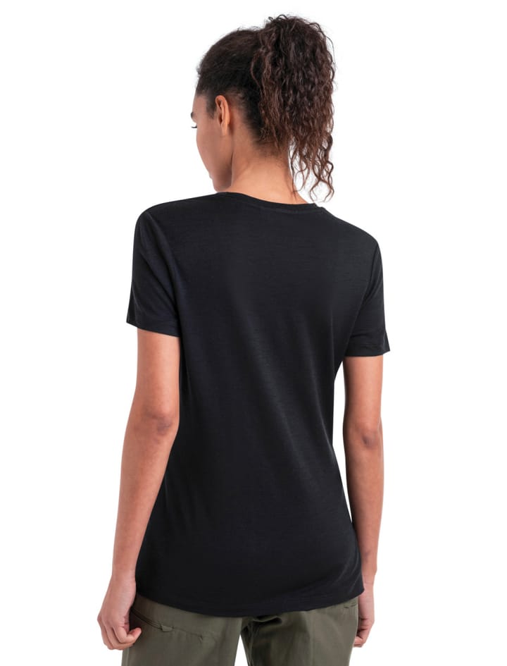 Icebreaker Women's Merino 150 Tech Lite III Short Sleeve Tee Black Icebreaker