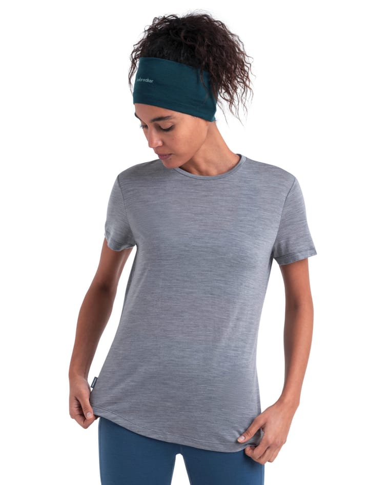 Icebreaker Women's Merino 125 Cool-Lite™ Sphere III Short Sleeve Tee Metro Heather Icebreaker