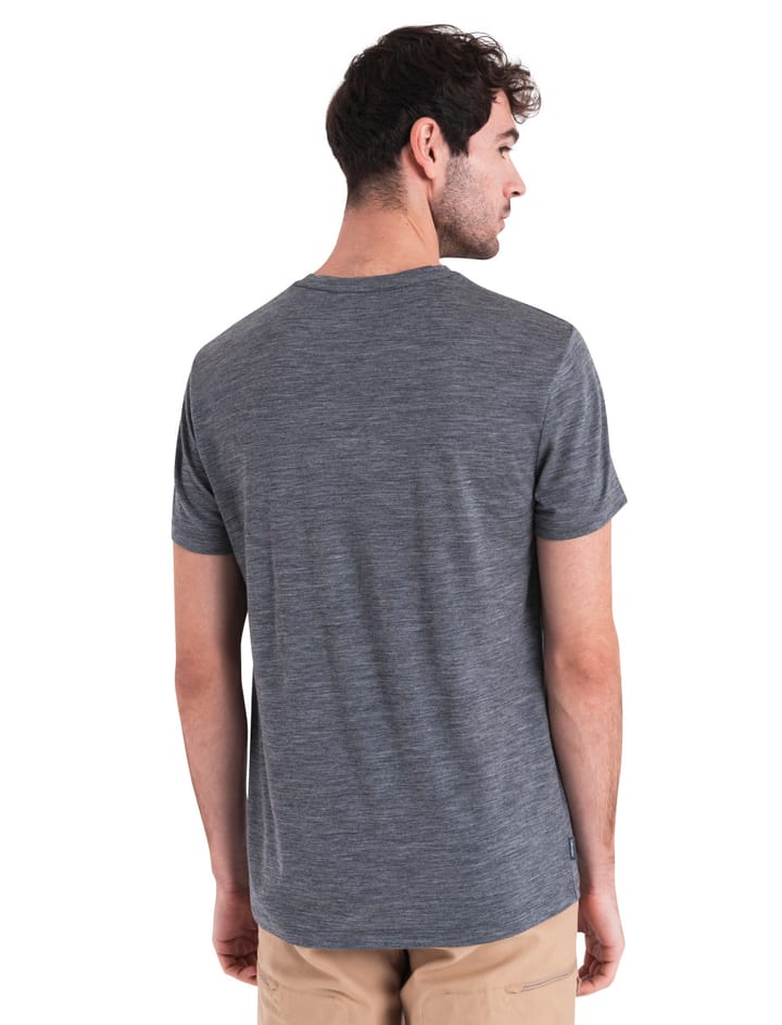 Icebreaker Men's Merino 150 Tech Lite III Short Sleeve Tee Gritstone Heather Icebreaker