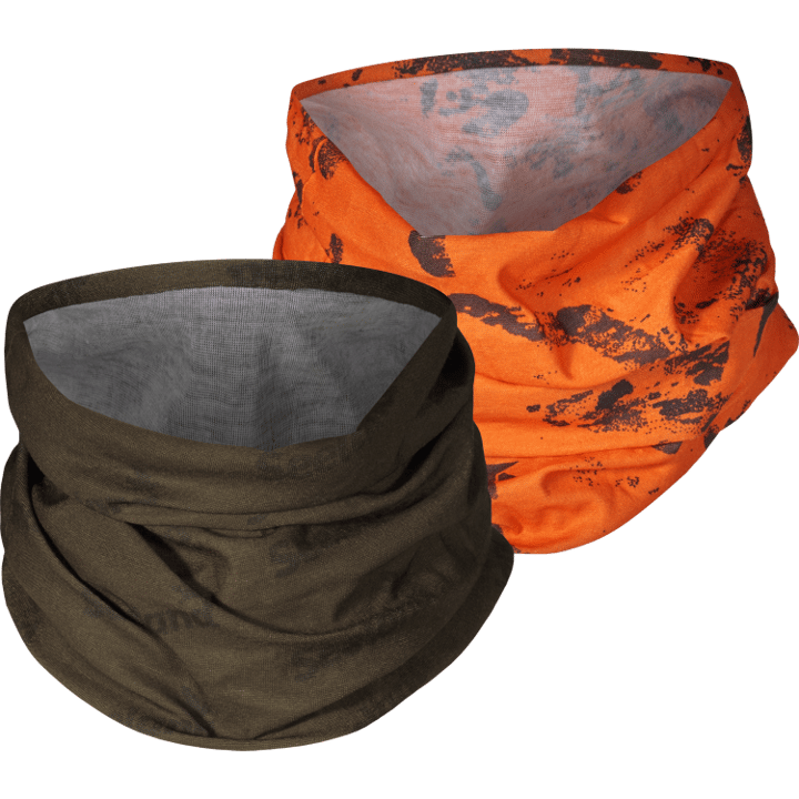 Seeland Neck Gaiter 2-pack Pine Green/Invis Orange Blaze Seeland