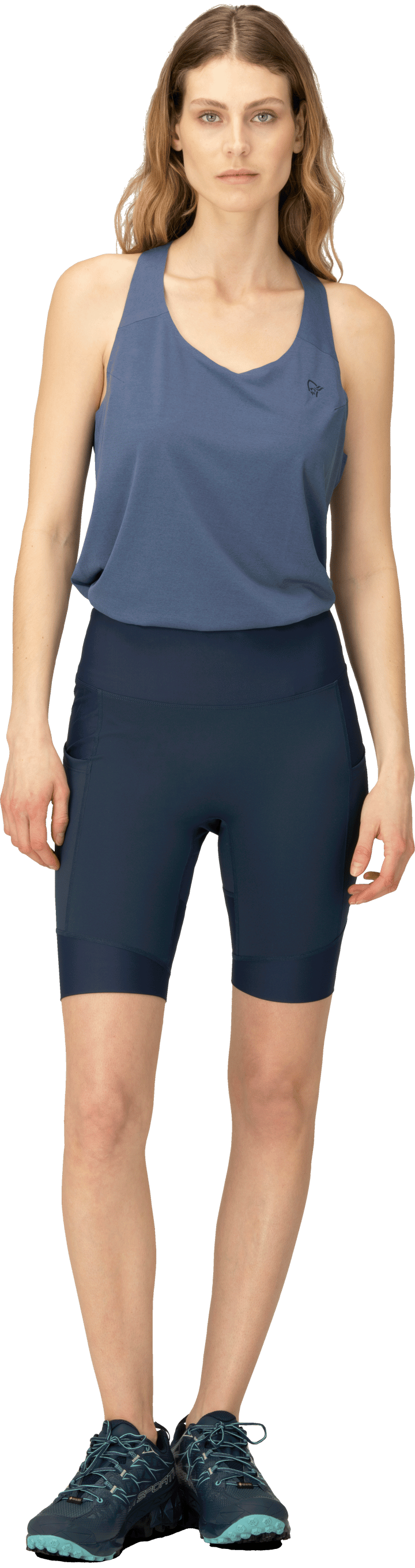 Norrøna Women's Falketind Equaliser Stretch Short Tights Indigo Night Norrøna