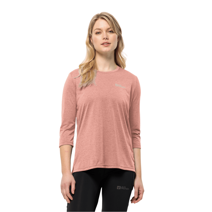 Jack Wolfskin Women's Crosstrail 3/4 Tee Rose Dawn Jack Wolfskin