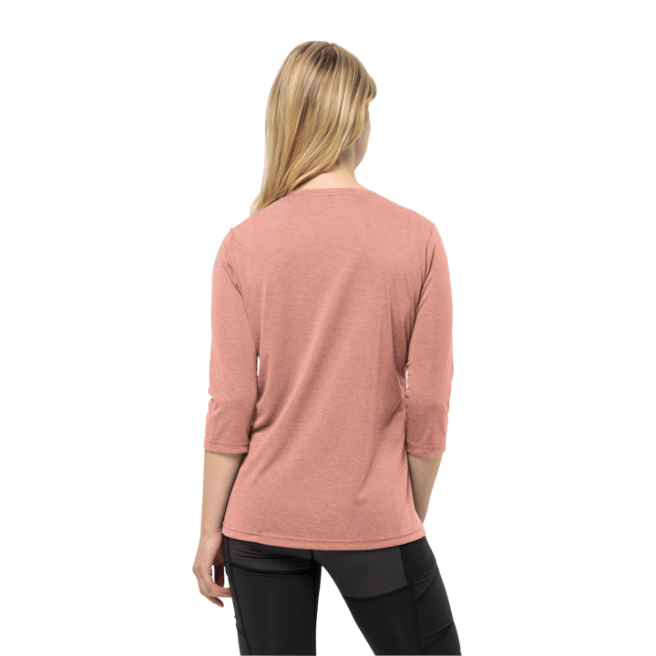 Jack Wolfskin Women's Crosstrail 3/4 Tee Rose Dawn Jack Wolfskin