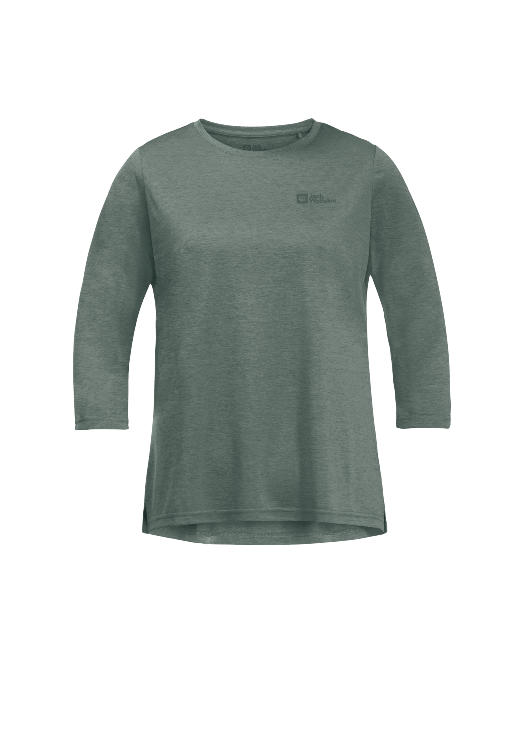 Jack Wolfskin Women's Crosstrail 3/4 Tee Hedge Green