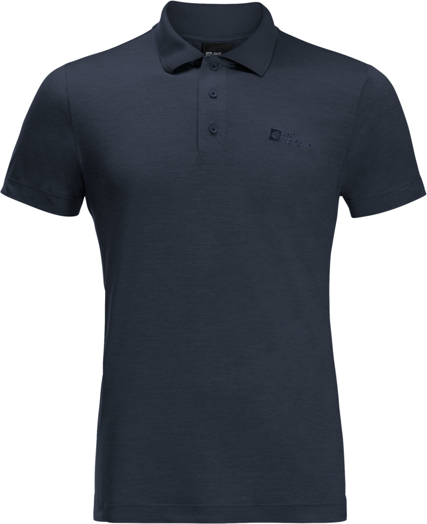 Jack Wolfskin Men's Travel Polo Night Blue