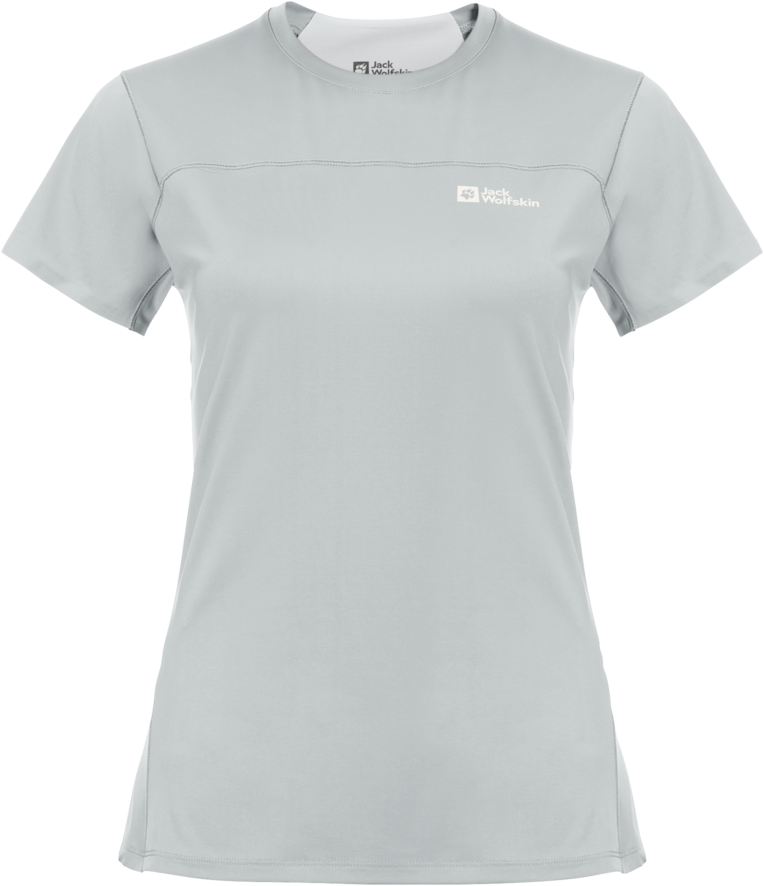 Jack Wolfskin Women’s Prelight Chill Tee Cool Grey