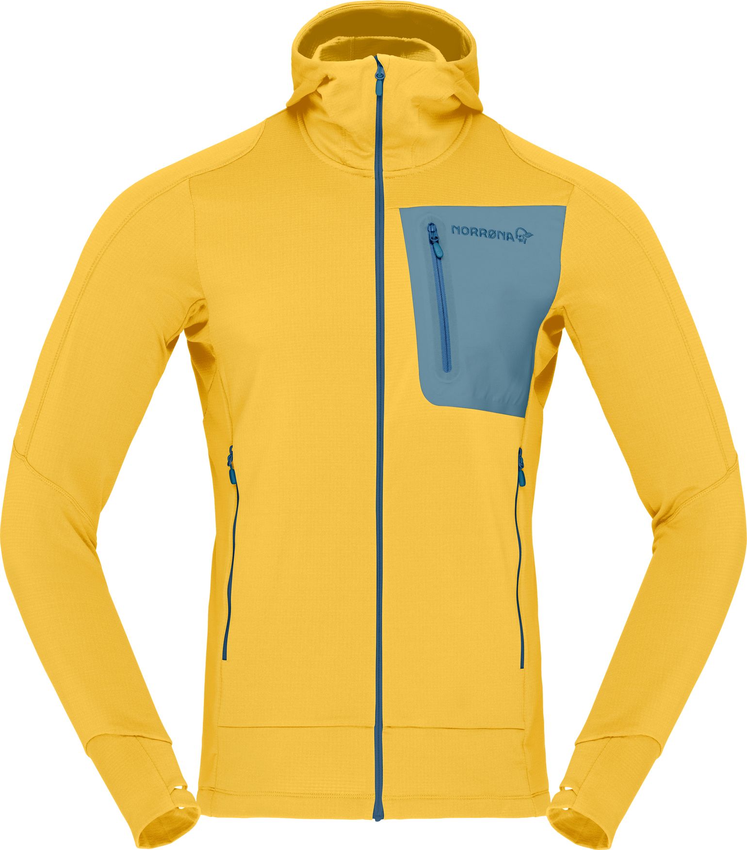 Norrøna Men's Falketind Power Grid Hood Calendula