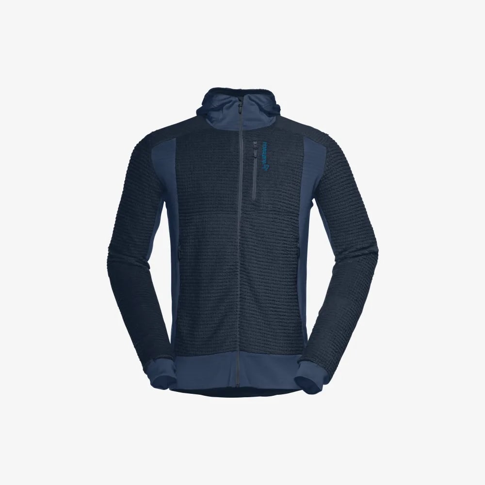 Midlayer | falketind Alpha120 Zip Hood M's Indigo Night | Norrøna