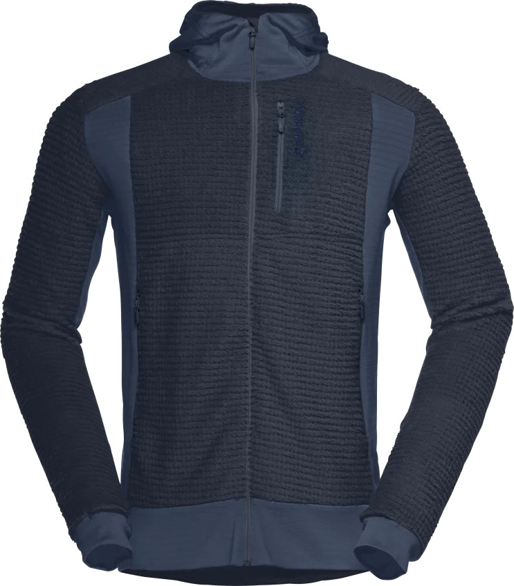 Norrøna Men’s Falketind Alpha120 Zip Hood Indigo Night Blue