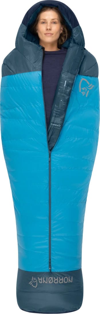 Norrøna Women's Falketind Down800 10c Sleeping Bag 170  Hawaiian Surf Norrøna