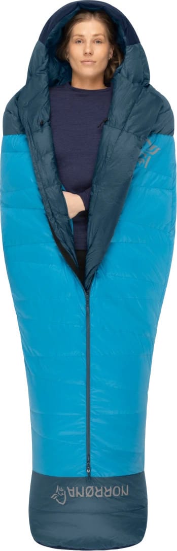 Norrøna Women's Falketind Down800 10c Sleeping Bag 170  Hawaiian Surf Norrøna