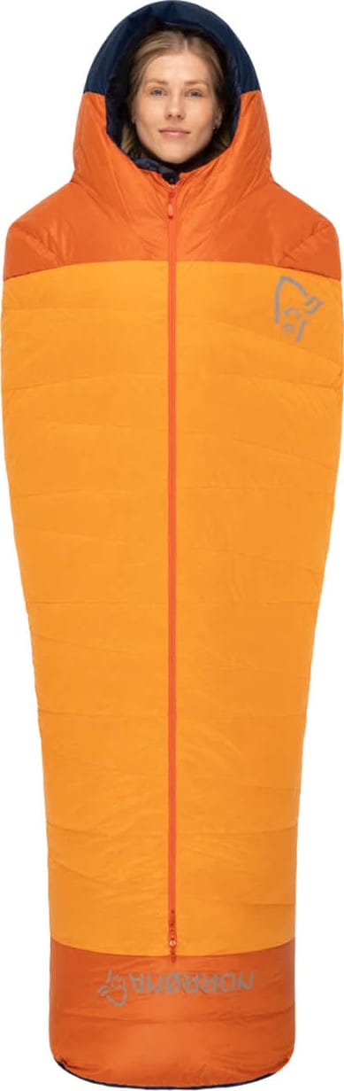 Norrøna Women's Falketind Down 0C Sleeping Bag 170 Orange Popsicle Norrøna