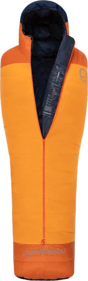 Norrøna Women's Falketind Down 0C Sleeping Bag 170 Orange Popsicle Norrøna