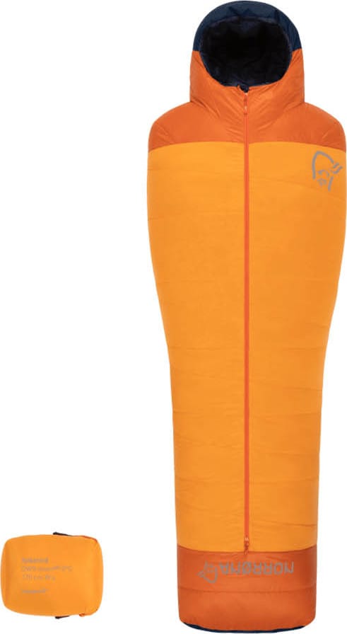 Norrøna Women's Falketind Down 0C Sleeping Bag 170 Orange Popsicle Norrøna