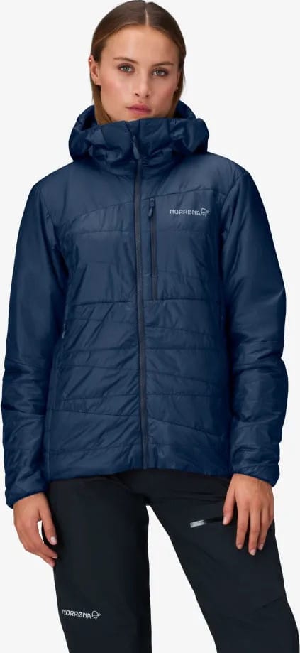 Norrøna Women's Falketind Thermo40 Hood  Indigo Night Norrøna