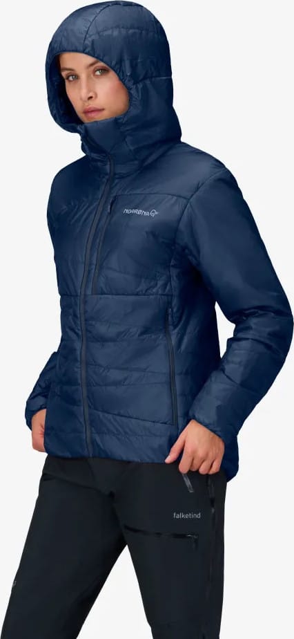 Norrøna Women's Falketind Thermo40 Hood  Indigo Night Norrøna