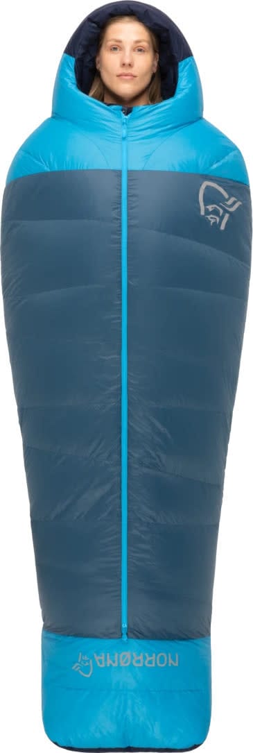 Norrøna Women's Falketind Down800 -10c Sleeping Bag 170  Deep Dive Norrøna