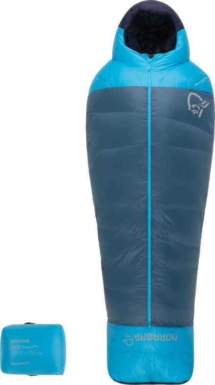 Norrøna Women's Falketind Down800 -10c Sleeping Bag 170  Deep Dive Norrøna