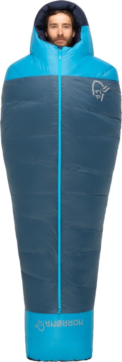 Norrøna Men's Falketind Down800 10c Sleeping Bag 185  Hawaiian Surf Norrøna