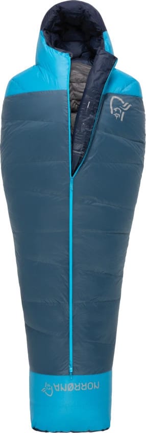 Norrøna Men's Falketind Down800 10c Sleeping Bag 185  Hawaiian Surf Norrøna