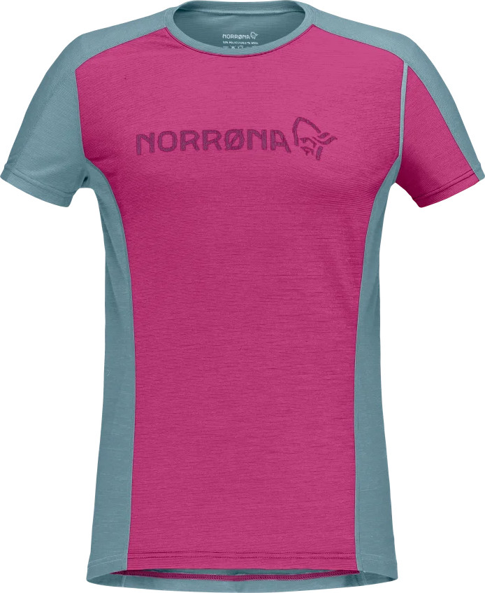 Norrøna Women's Falketind Equaliser Merino T-Shirt Festival Fuchsia, S