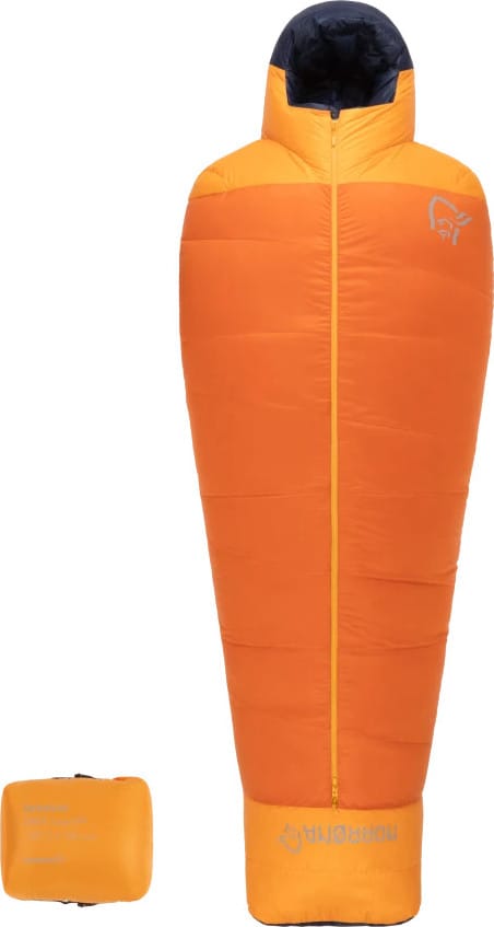 Norrøna Men's Falketind Down800 -18.5c Sleeping Bag 185  Pureed Pumpkin Norrøna