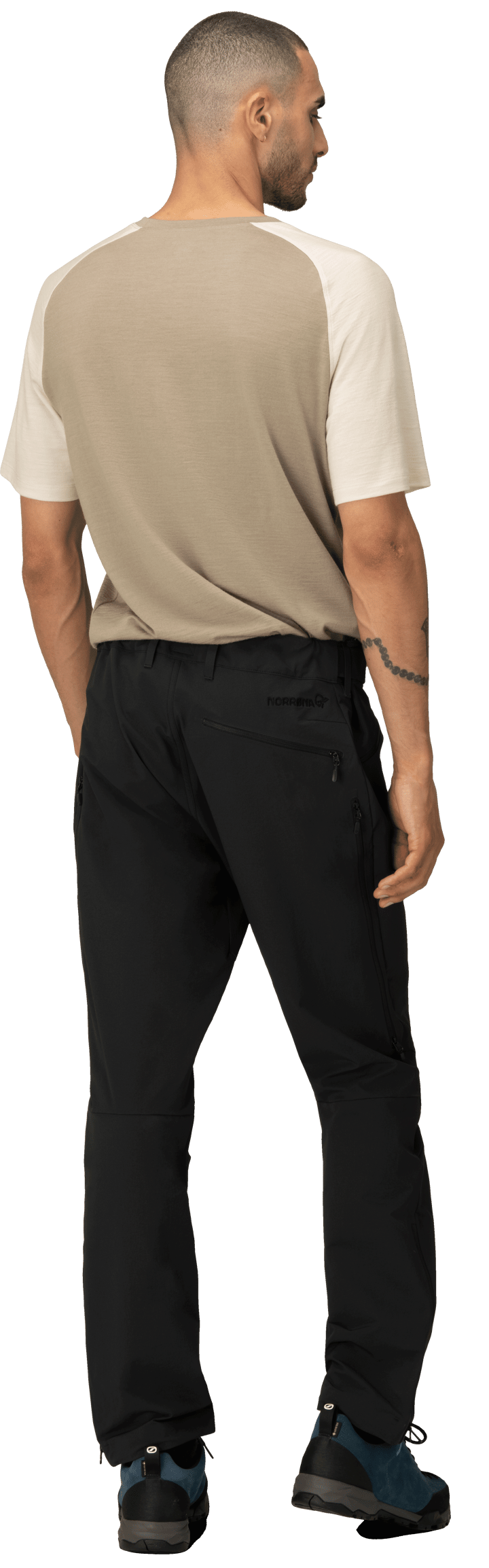 Norrøna Men's Falketind Flex1 Pants Short Caviar Norrøna