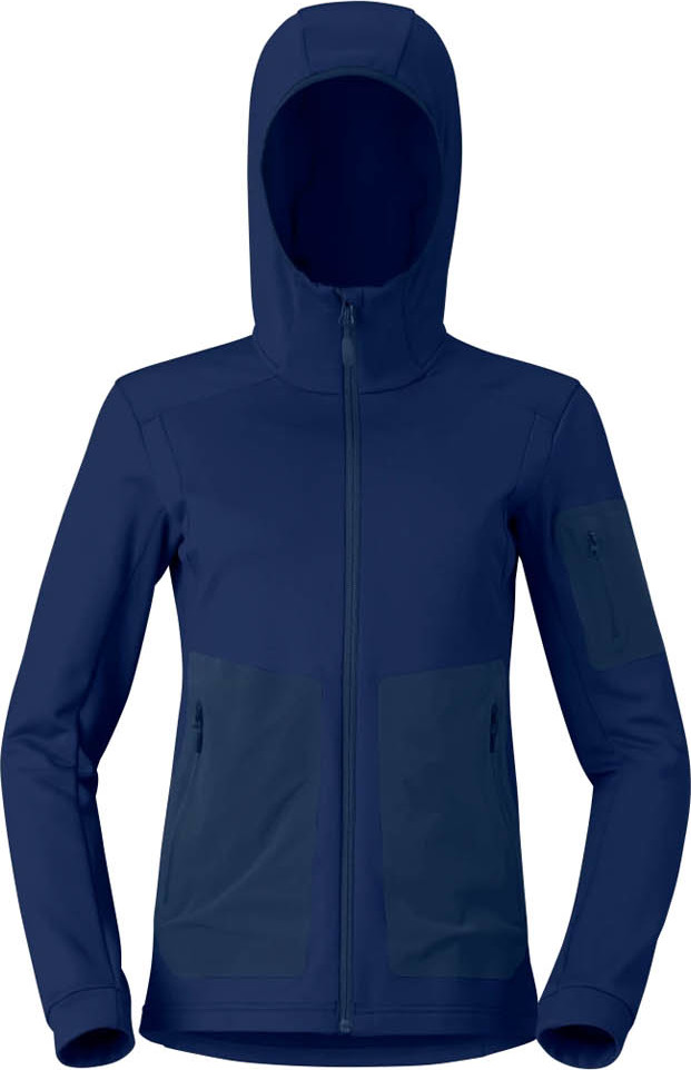 Norrøna Women’s Falketind Warm Stretch Hood Indigo Night Blue