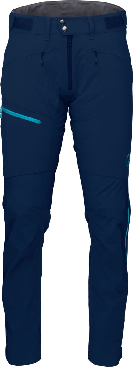 Pants | Men's Falketind Flex1 Heavy Duty Pants Indigo Night/Hawaiian surf | Norrøna