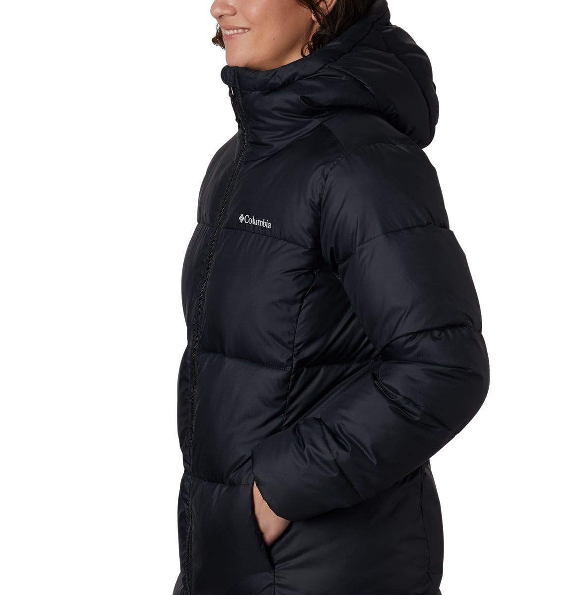 Columbia Women s Puffect Mid Hooded Jacket Black Buy Columbia Women s Puffect Mid Hooded Jacket Black here Outnorth