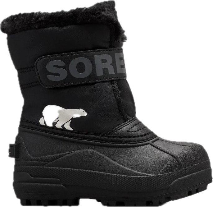 Sorel Kids’ Snow Commander Boot Black/Charcoal