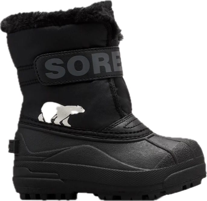 Sorel Childrens Snow Commander Boot Black/Charcoal