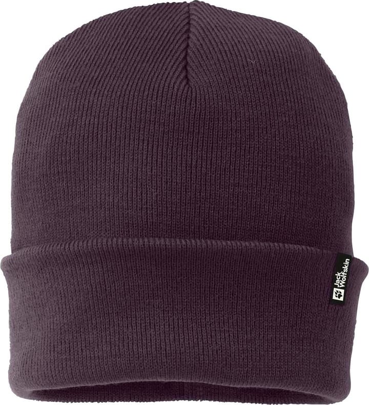 Jack Wolfskin Rib Beanie Midnight Plum Jack Wolfskin