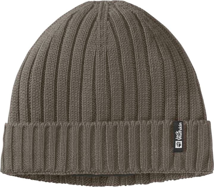 Jack Wolfskin Rib Knit Beanie Cold Coffee Jack Wolfskin