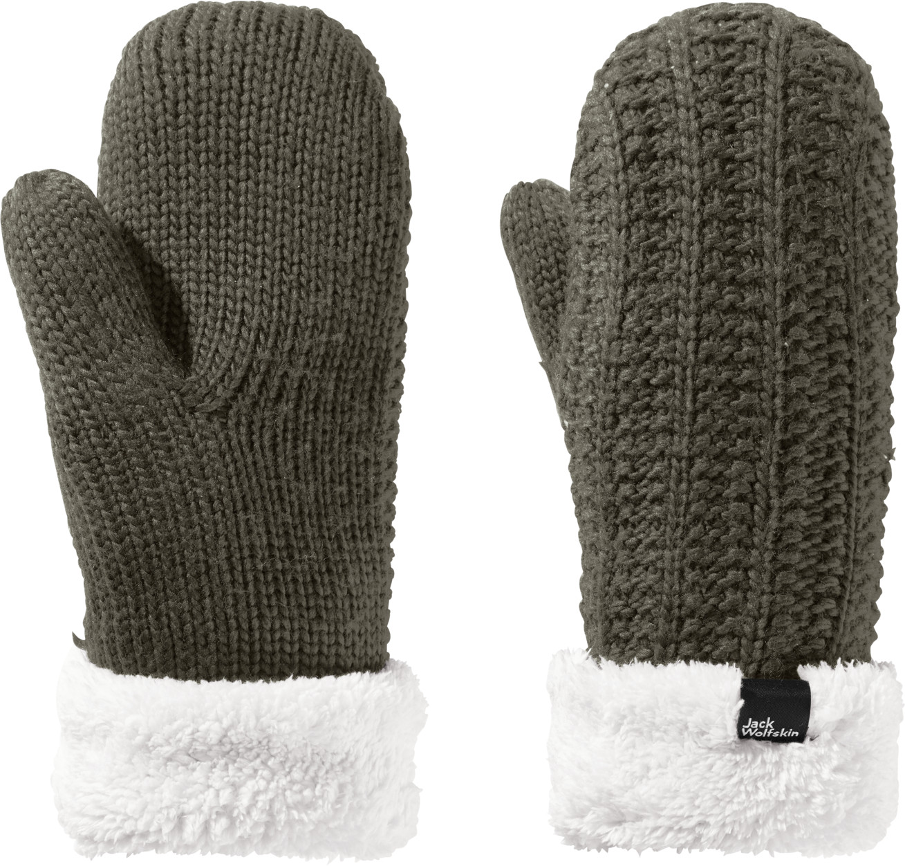 Jack Wolfskin Women’s Highloft Knit Mitten Island Moss