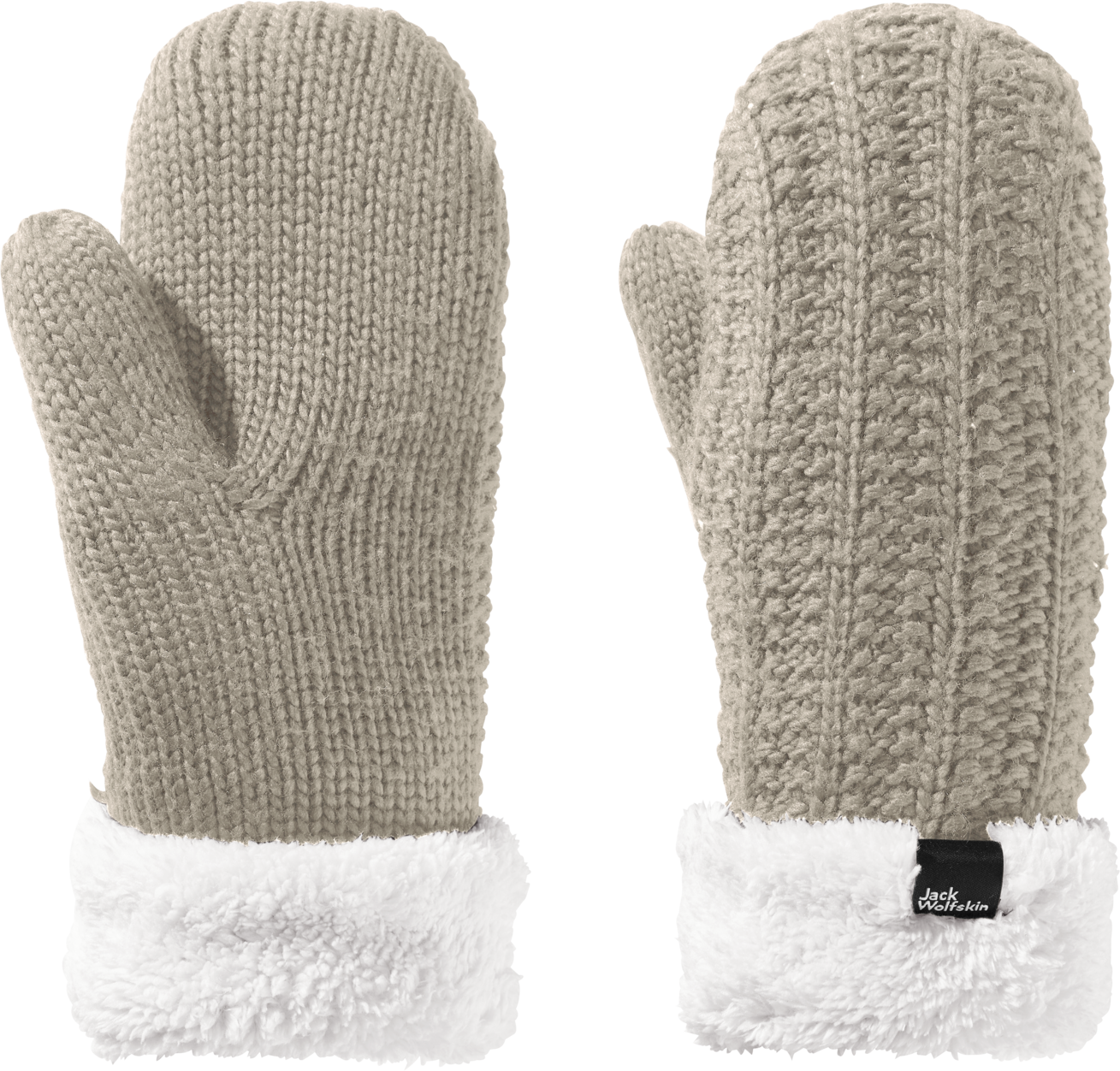 Jack Wolfskin Women’s Highloft Knit Mitten Dusty Grey