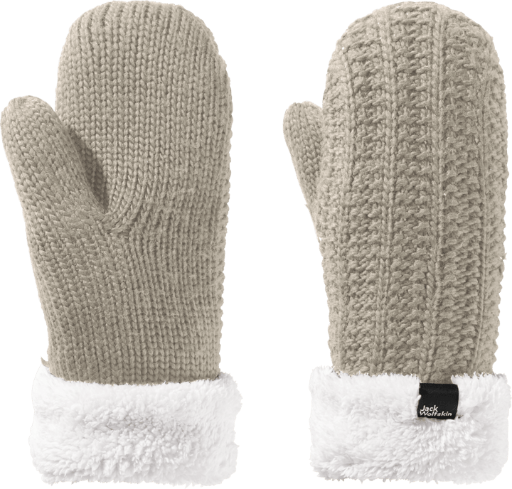 Jack Wolfskin Women's Highloft Knit Mitten Dusty Grey Jack Wolfskin