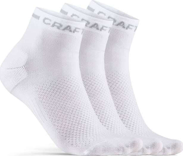 Craft Core Dry Mid Sock 3-pack White Craft