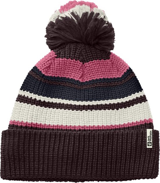 Jack Wolfskin Kids’ Pompom Beanie Boysenberry